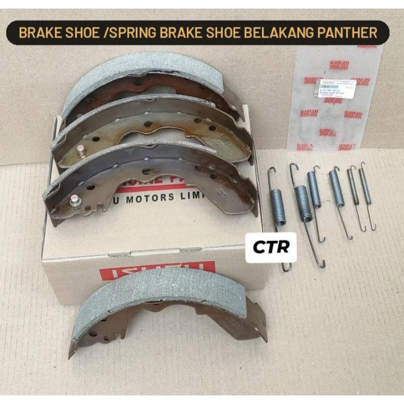 BRAKE SHOE~KAMPAS REM BELAKANG PANTHER /SPRING BRAKE SHOE /PER KAMPAS REM BELAKANG PANTHER ( 2 MACAM