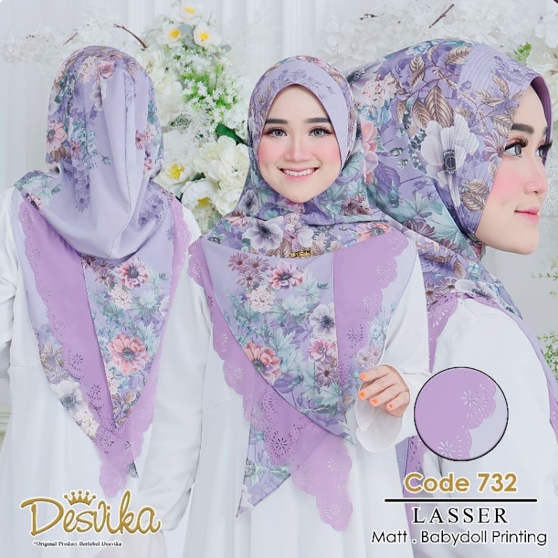 HIJAB  INSTAN HOODIE ORI DESVIKA DC 732
