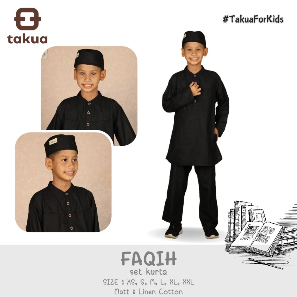 Koko kurta Takua/muslim anak kurta/set kurta takua