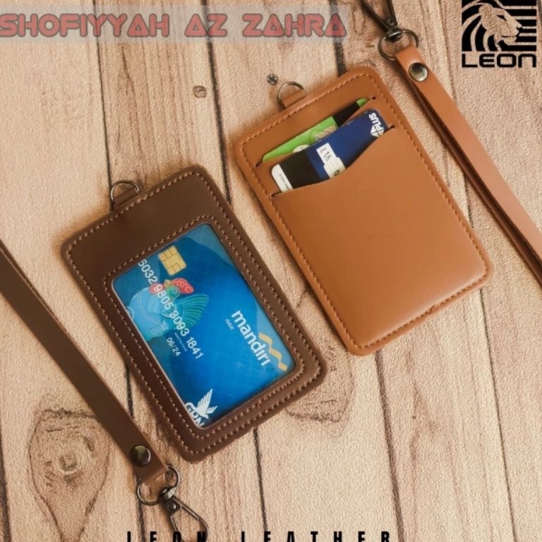 

Hot Arrival Name Tag ID Card Holder Lanyard Muat 2 Slot Kartu