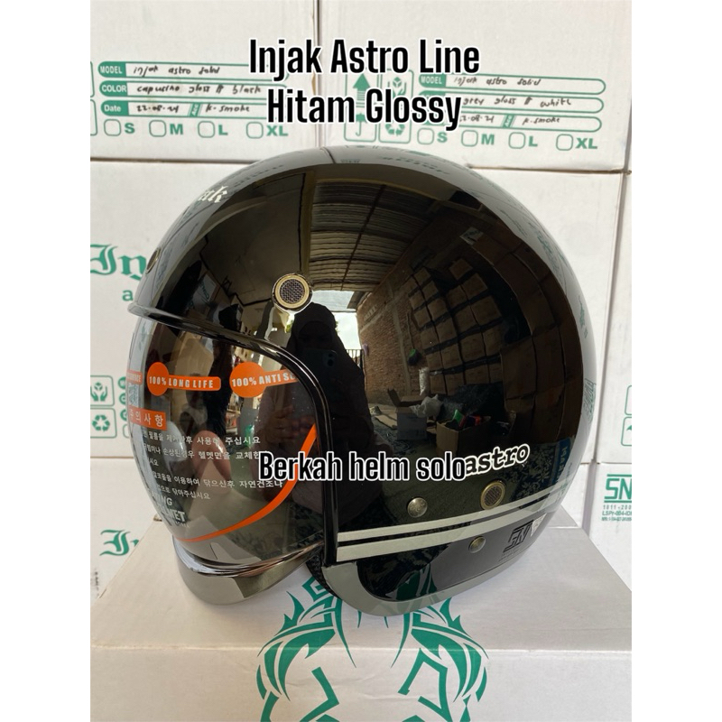 Helm injak astro kaca dalam helm injak kaca dalam helm bogo injak helm bogo dewasa SNI