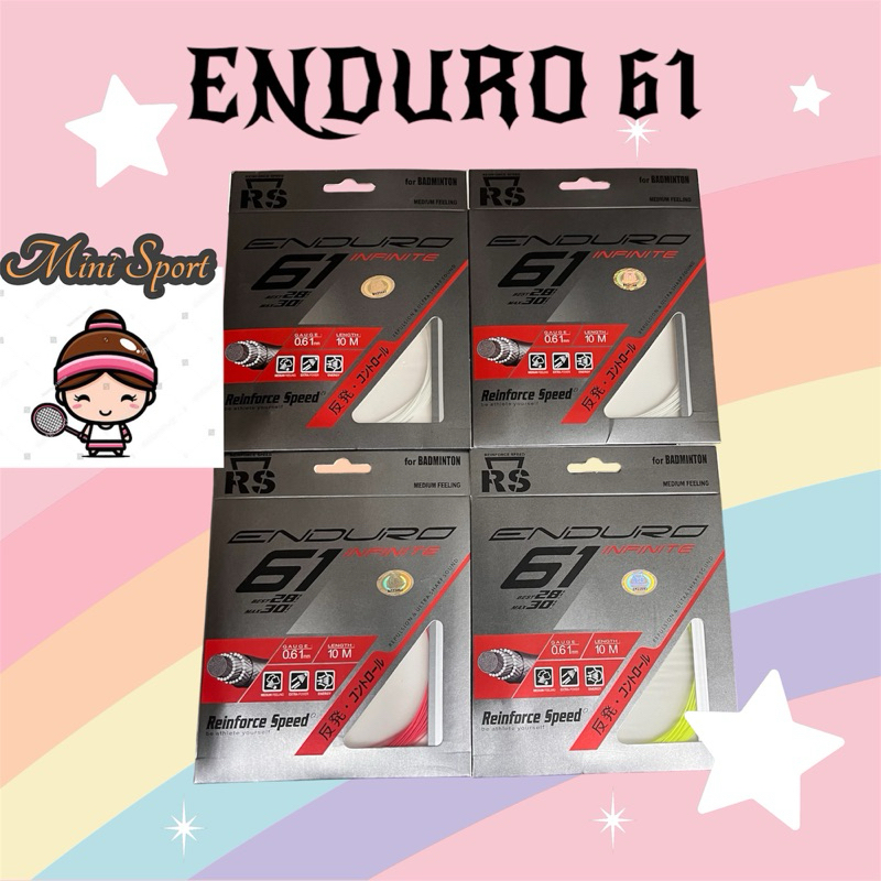 Junaidi_fahmi - Senar Badminton RS Enduro 61 Infinite Original String Raket Badminton