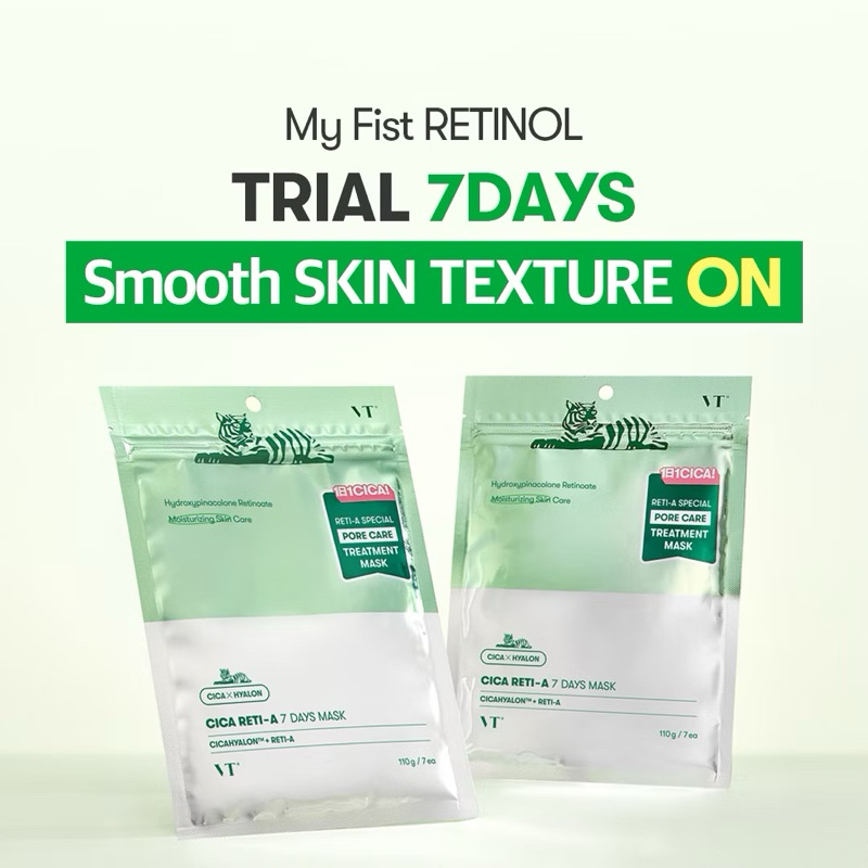 VT COSMETICS Cica RETI-A Seven days mask
