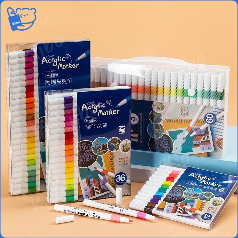 

KODE Q2L9 Ready StockPen Akrilik Marker Warna Cepat Kering Tahan Air Spidol Acrylic Painter Menggambar Kreativitas Seni Edukasi Anak