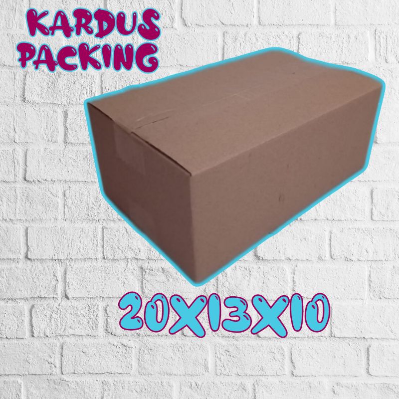 

kardus packing UK 20x13x10 Kardus polos kardus besar