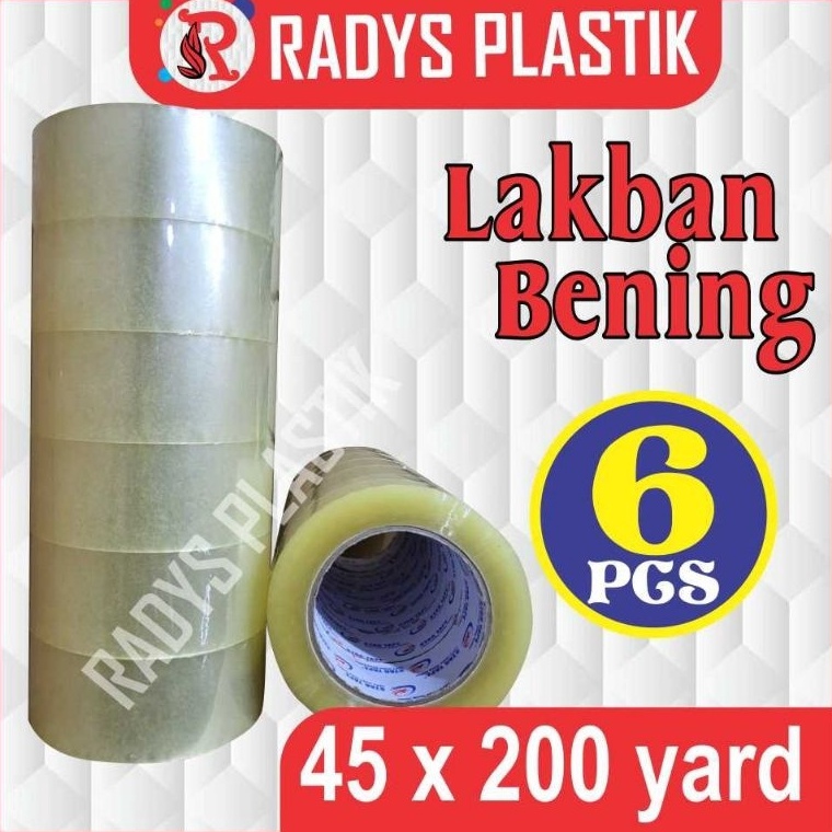 

KODE O9L2 LAKBAN BENING 2YARD 6PCS LAKBAN SERBAGUNA