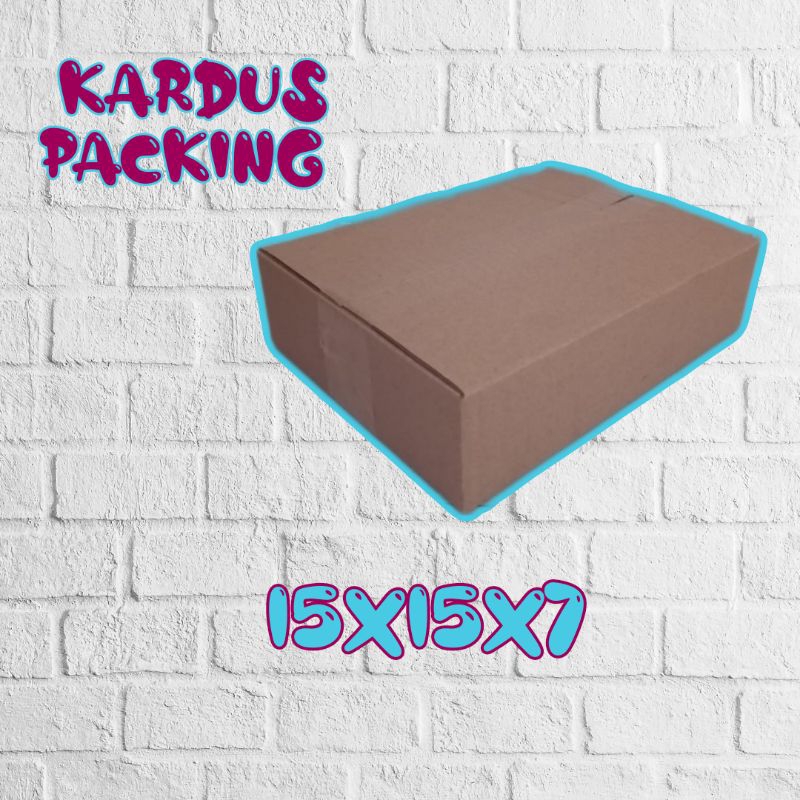 

kardus packing UK 15x15x7 kardus kecil kardus besar