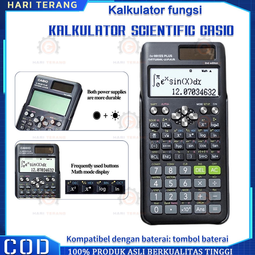 

KODE U3S2 Kalkulator Scientific Casio FX991EX Kalkulator Scientific Casio ilmiah FX991EX Classwiz Asli dan Bergaransi FX991CW Kalkulator Ilmiah Original 991ESPlus Kalkulator Casio Scientific Calculator Casio Scientific Kalkulator Scientific Casio 82