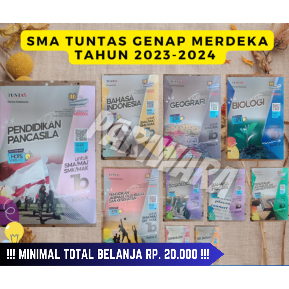 Buku LKS Tuntas SMA SMK Kelas 10 Semester Genap Kurikulum Merdeka 2023 - 2024 Edisi Terbaru, Pendidi
