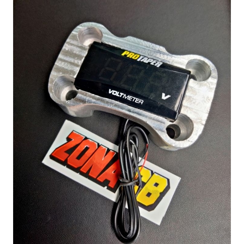 RAISER VOLTMETER PCX / BREKET RACER VOLMETER HONDA PCX ALL TIPE  ALMUNIUM MODEL CNC