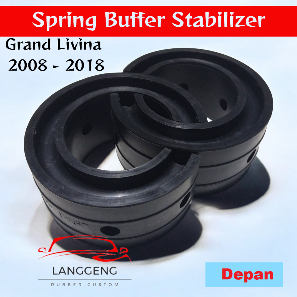 Spring Buffer Damper Shock Mobil Stabilizer Depan Grand Livina 2008 - 2018 1Set(2Pcs/Biji) (SB04)