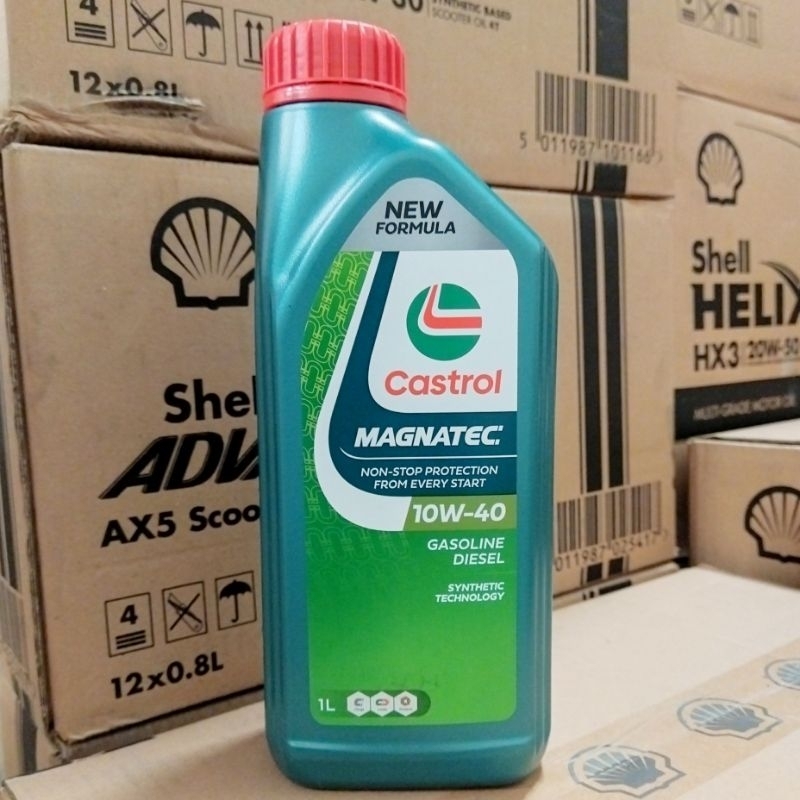 OLI MESIN MOBIL BENSIN CASTROL MAGNATEC 10W-40 1 LITER