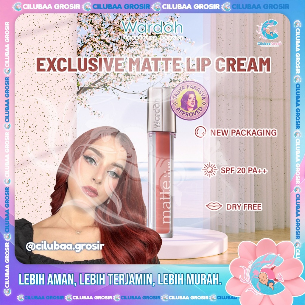 NEW WARDAH Exclusive Matte Lip Cream Original