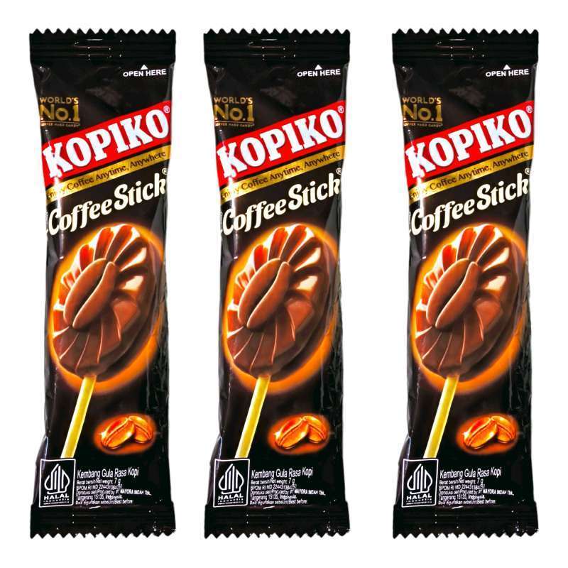 

BARU ! Kopiko Coffee Stick Permen Lollipop / Loli SATUAN 7 Gram