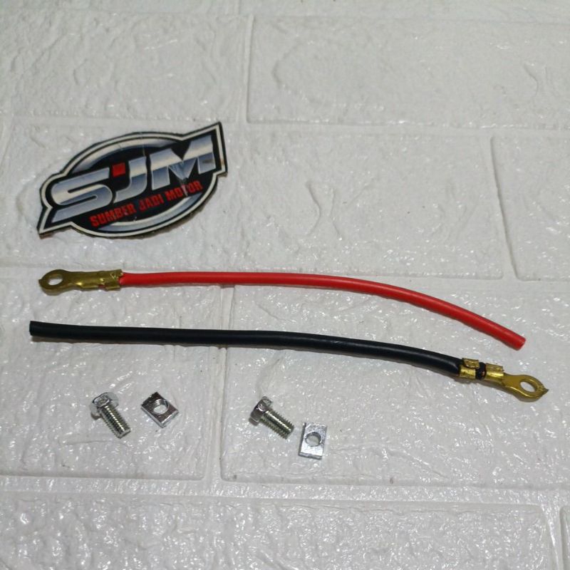 skun kabel aki accu motor masa massa BERKUALITAS SET