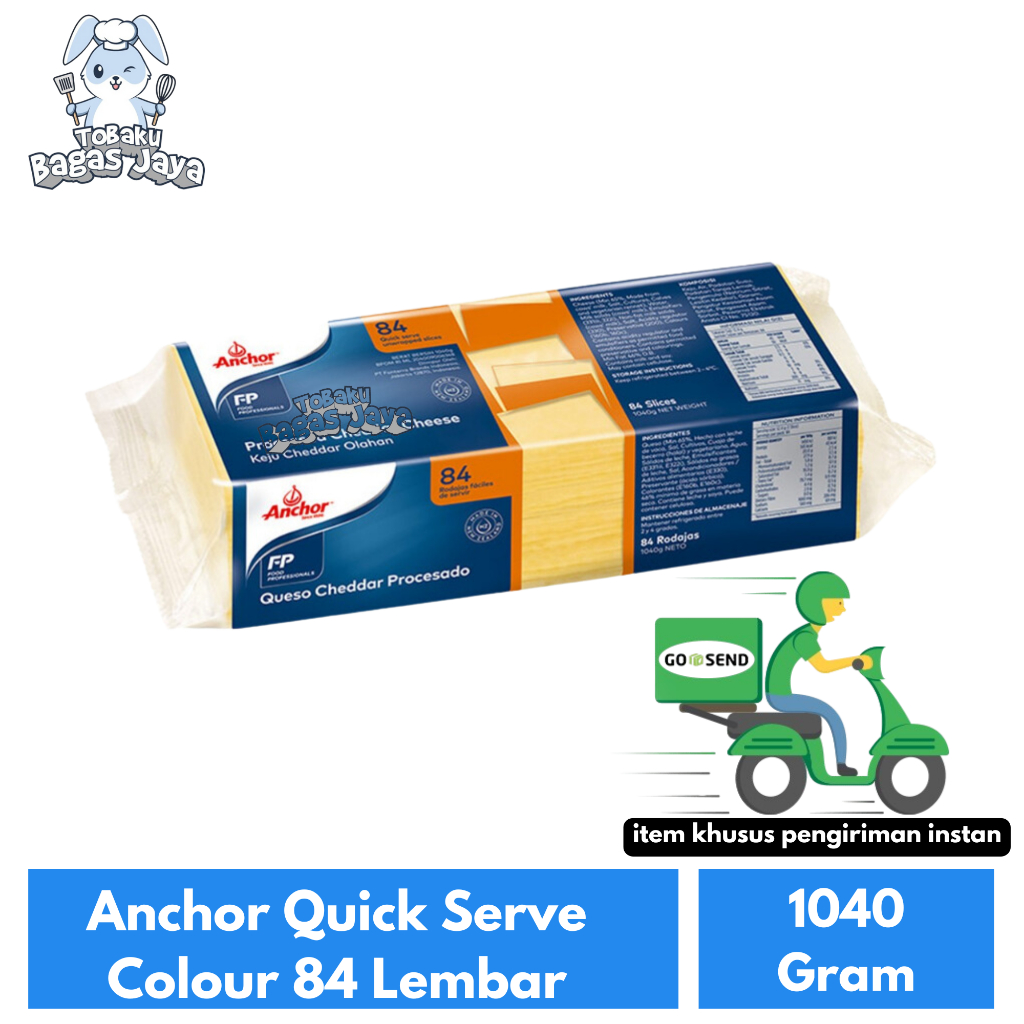 

⁠Anchor Quick Serve Colour 84 Lembar 1040 Gram