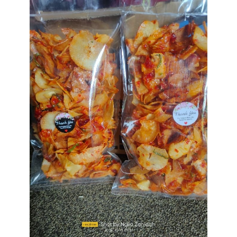 

keripik singkong balado pedas manis asin gurih khusus ante