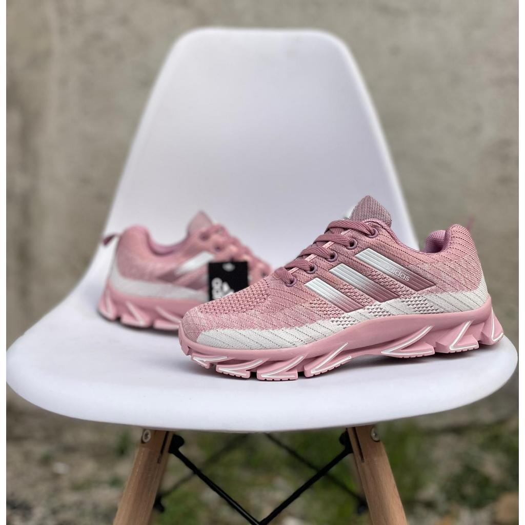 SEPATU WANITA ADIDAS SPRINGBLADE SNEAKERS RUNNING UNGU IMPORT / SEPATU LARI DEWASA / SEPATU SENAM BE