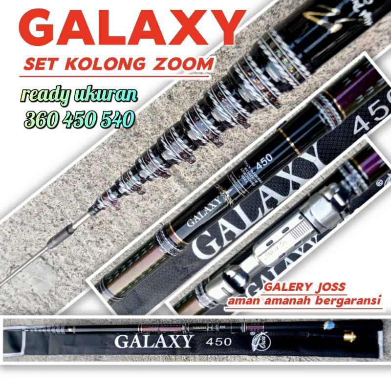 TEGEK KOLONG ZOOM ORCA GALAXY 360 450 540 SUDAH ZOOM PURUS