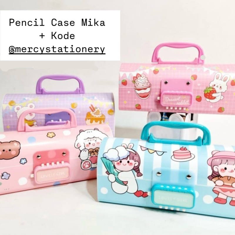 

Kotak Pensil Plastik Mika Kode Whiteboard + Cermin Kotak Pensil Kode Pencil Case