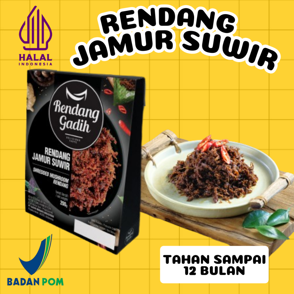 

Rendang Gadih - Rendang Jamur Suwir 200 g