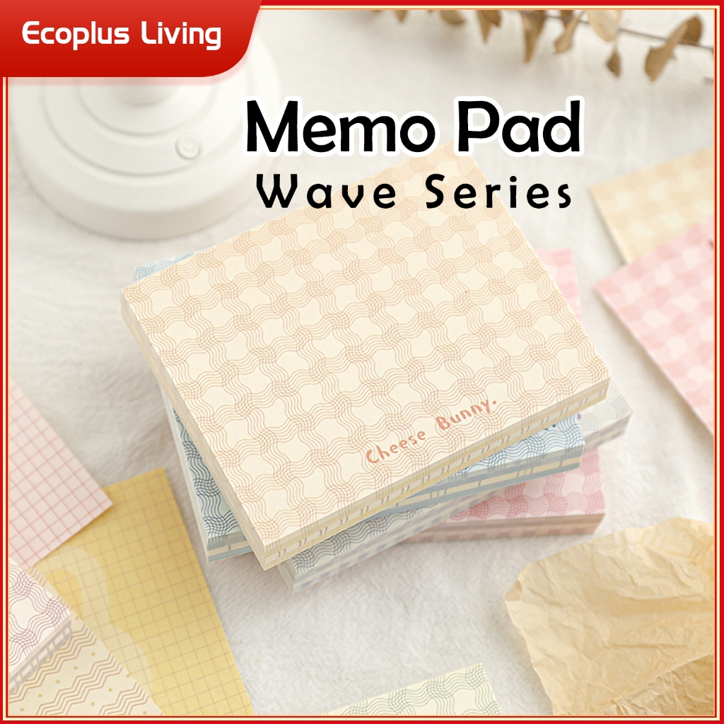 

Memo 100 lembar Wave Series Dot Sticky Notes Catatan Sekolah Kantor ATK