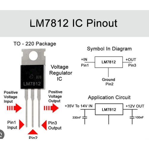 IC Regulator 7812 L7812 L7812CV Positif Voltage 12V