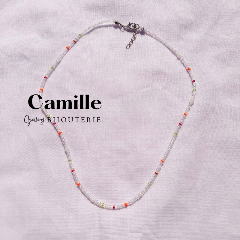 Gallerybijouterie - CAMILLE Necklace | beads necklace | kalung manik-manik | kalung korea