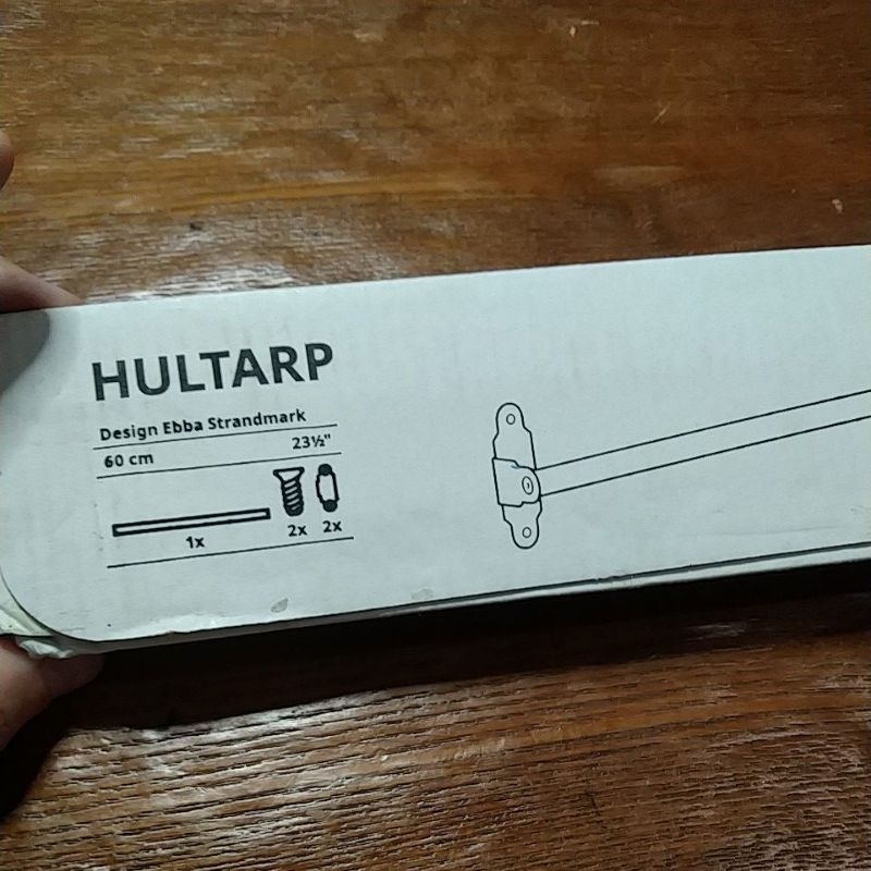 Kitchen Rail And Hook Rel Dinding Rak Spatula Hitam