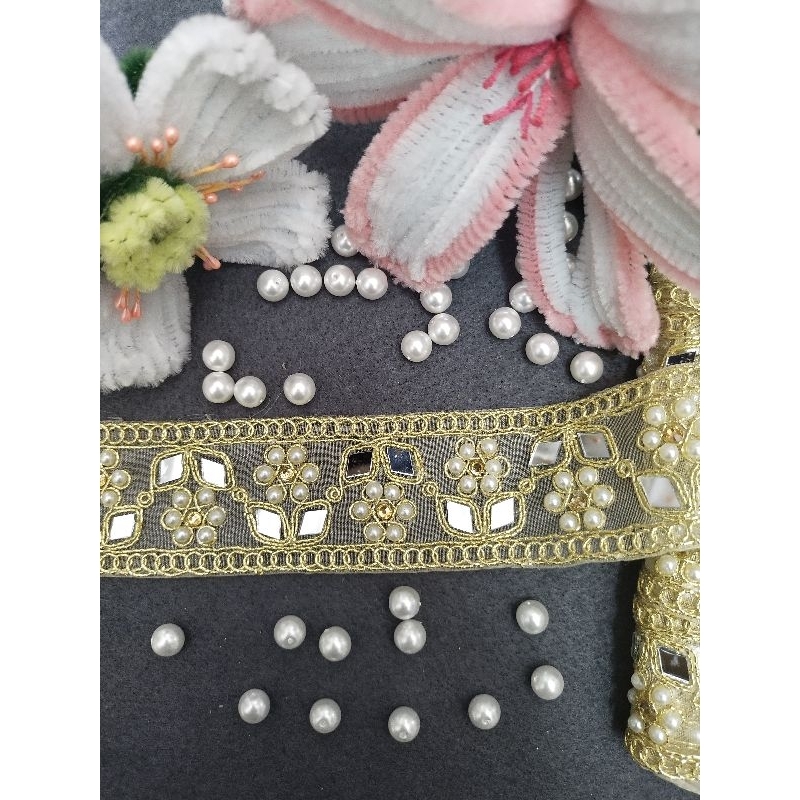 Renda India mutiara kaca | renda India | kencanabeads