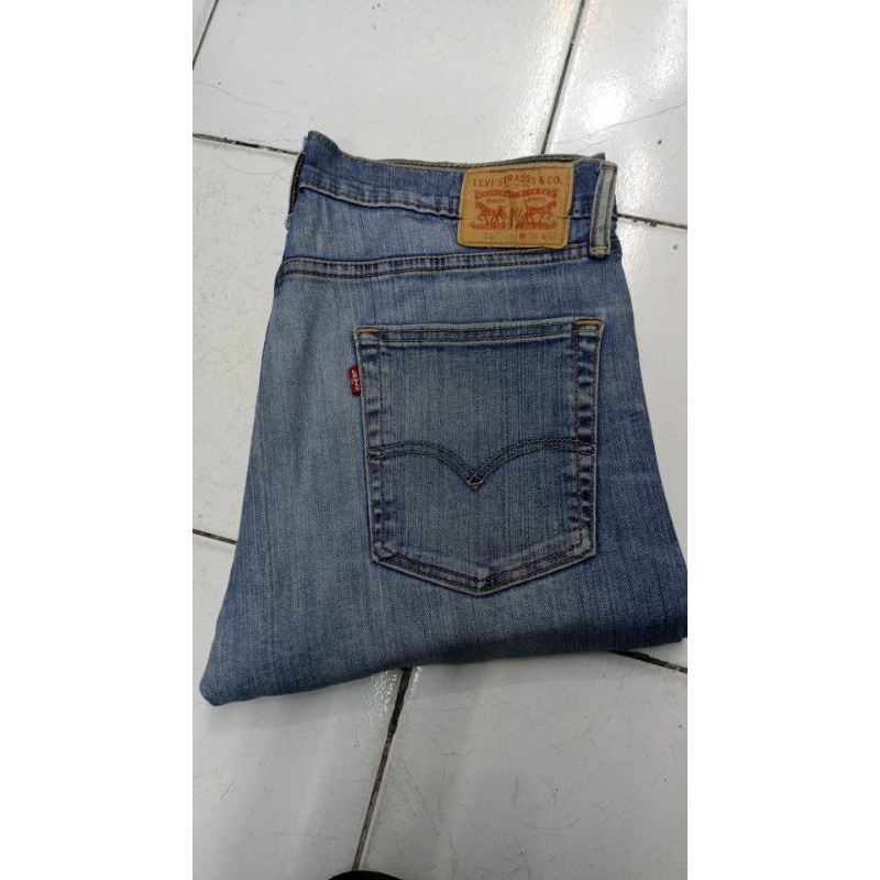 Celana Jeans Denim Second Bekas Branded Pl Levis 511 Size 36