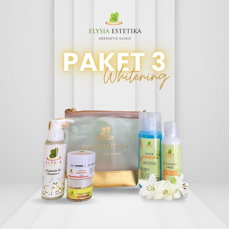 skincare elysia paket 3 whitening
