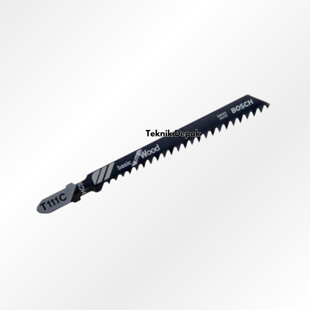 Mata Gergaji Jigsaw T111C HCS Bosch Jig Saw Blade Potong Kayu Wood Triplek Panjang 10 cm