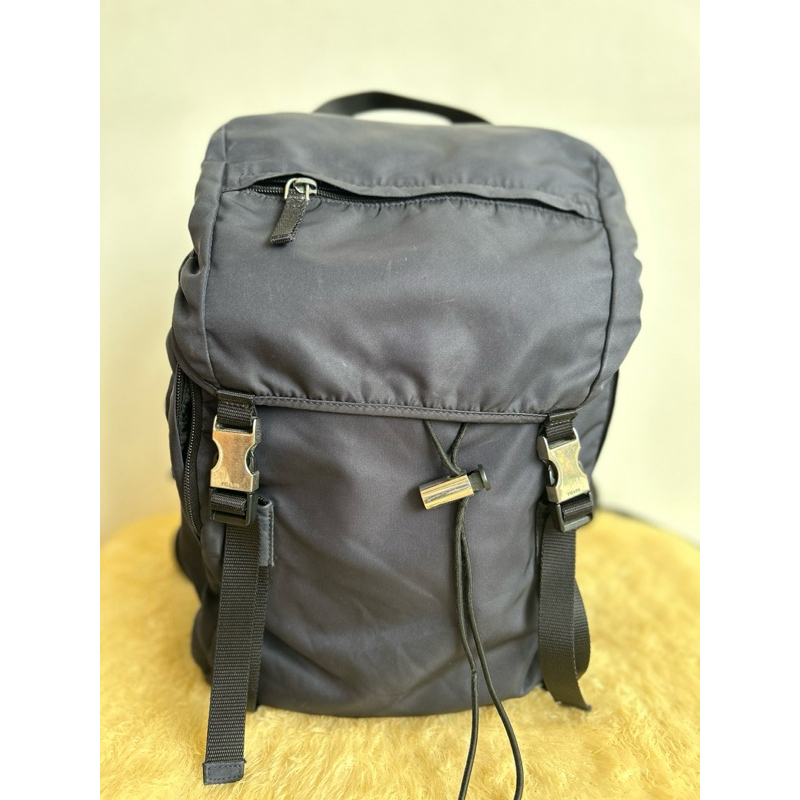 PradaNylon Backpack Blue Navy