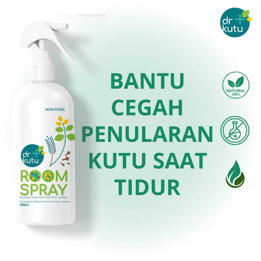 ROOM SPRAY Disinfektan Pembasmi Anti Kutu Rambut Di Kasur Drkutu