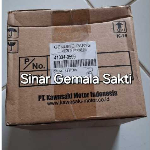 Tromol Belakang 28 Hole Kawasaki KLX 150 (41034-0599)