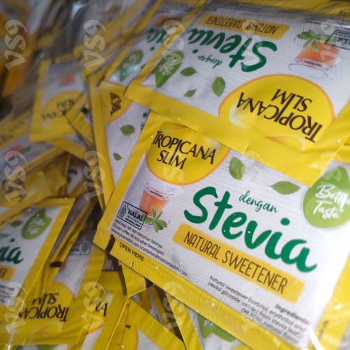 

[1 Sachet] Tropicana Slim Sweetener Stevia Industrial - Pemanis Alami untuk Batasi Gula