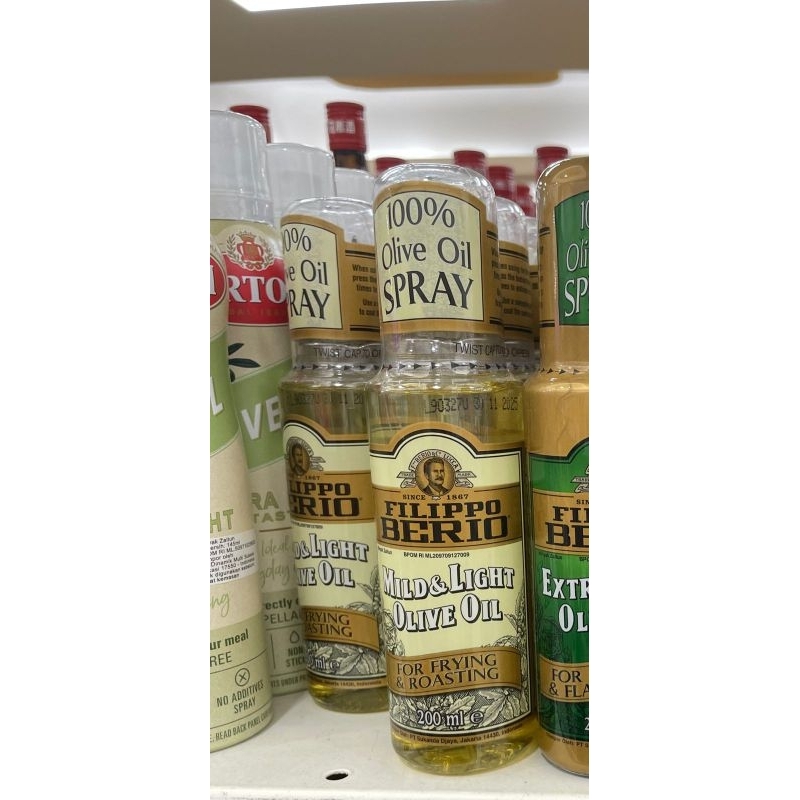 

Filippo berio mild and light olive oil 200ml