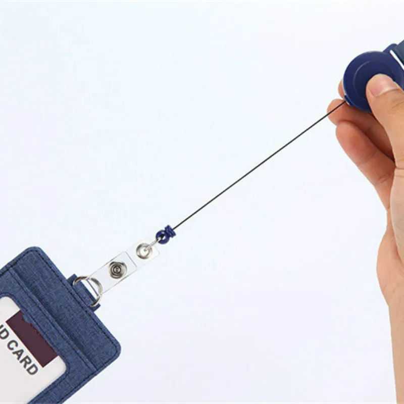 

Id Card Holder Vertical Pu Leather Td7802 Tripledi Kalung Dompet Pelindung Kartu Identitas Cover 3