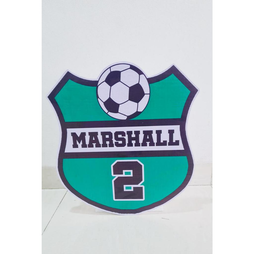 Standing Karakter / Patung Stand Lantai Birthday Party Decoration - Sepak Bola Papan Nama Bola Footb