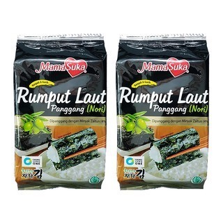 

MAMASUKA SEAWEED ORIGINAL 4.5 GR X 2 PACK - CEMILAN NORI RUMPUT LAUT RASA ORI LEZAT