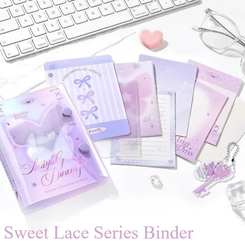 

M5 PVC Tanda tangan mini dalam halaman kartu halaman bebas halaman DIY Binder Binder Notebook Planner Setiap Tahun Agenda Buku Foto Buku Sekolah Kawaii Stationery