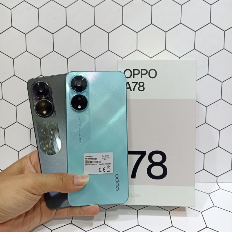 Oppo A78 4g 8/256GB Hanphone Second Fullset Bergaransi