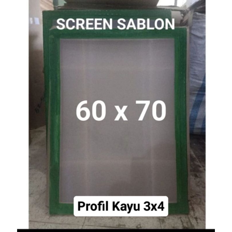 

SCREEN SABLON UK.60x70 ( Pilih Jenis Varian Kain Screen / T )