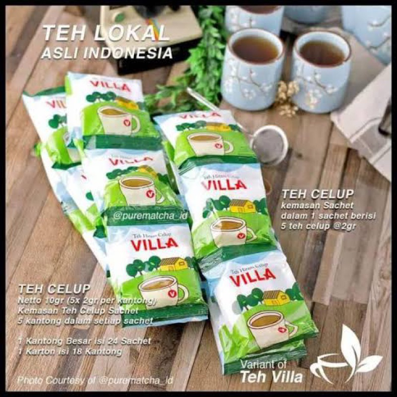 

TEH VILLA kemasan Sachet