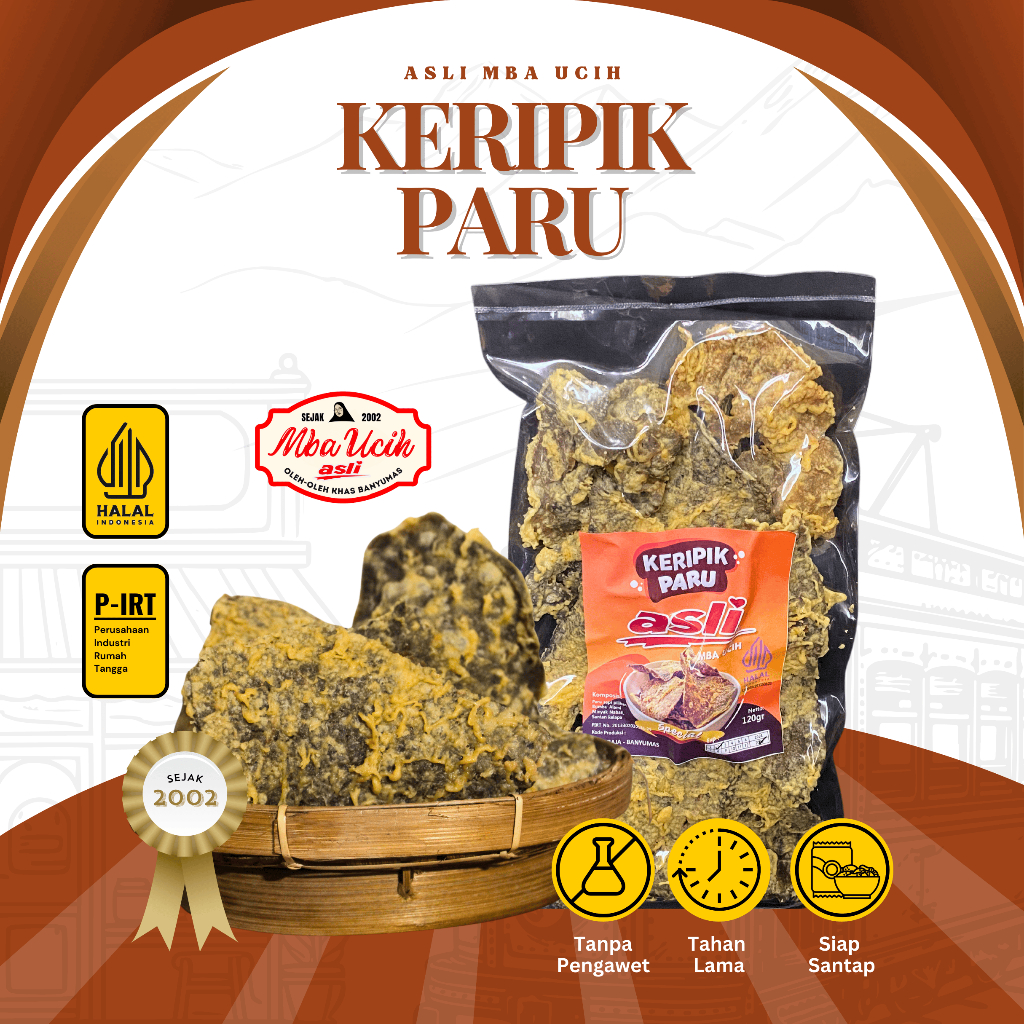 

Keripik Paru Asli Mba Ucih Oleh Oleh Khas Banyumas