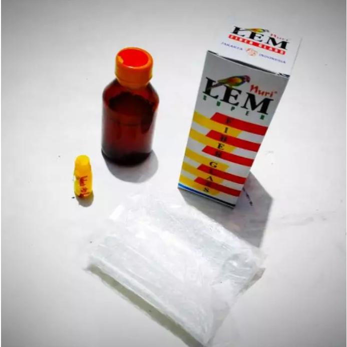 Lem Fiber Glass Nuri / Lem asbes / Lem serbaguna / Lem Super Nuri
