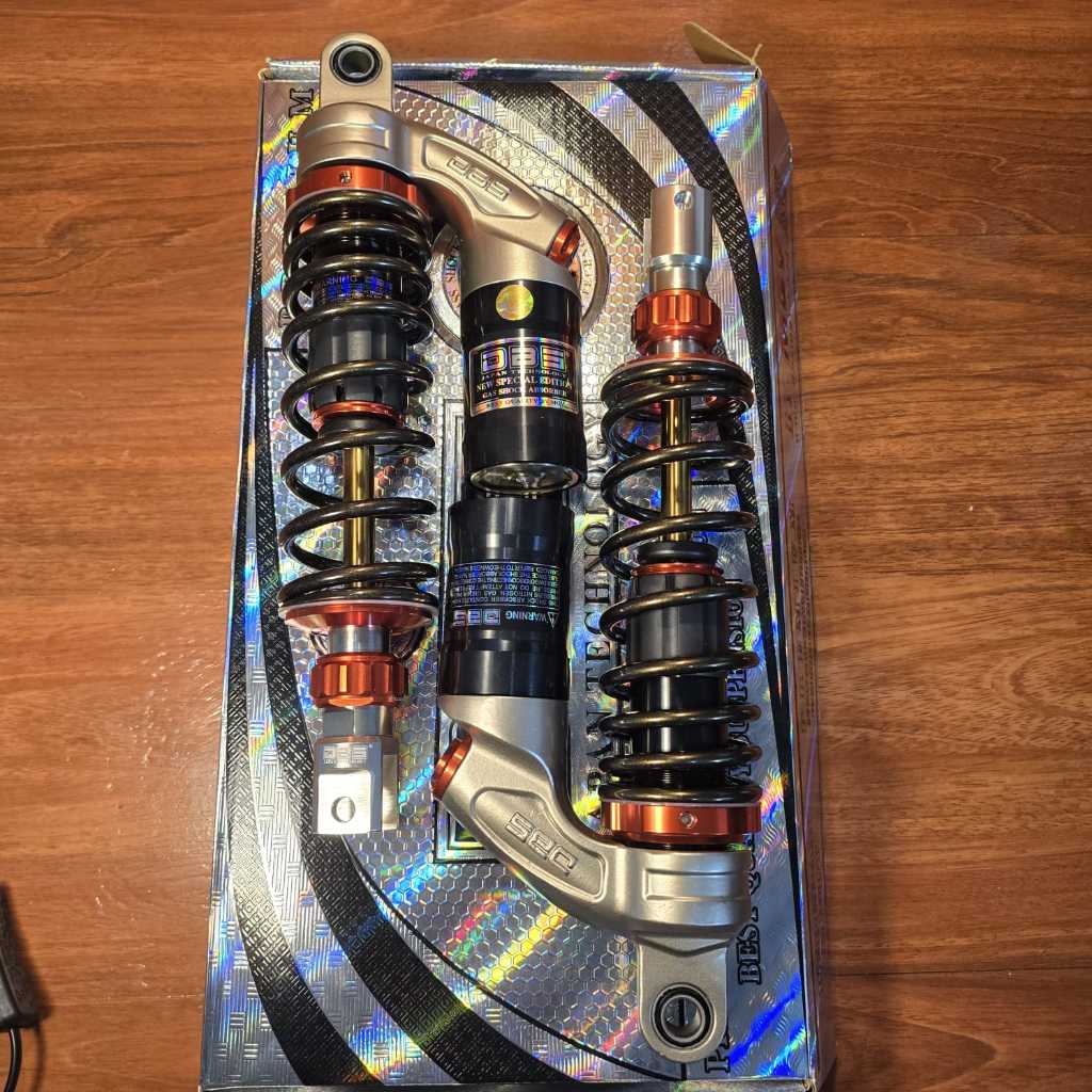 DBS 728 Von Series Shock Belakang Nmax Old Pcx150 Aerox155 NmaxNew/2020 bebek supra x125 black grey