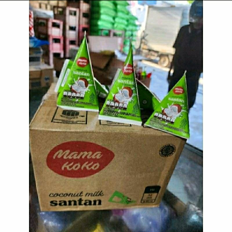 

12 pcs SANTAN INSTAN 65ml MAMA KOKOtekstur santan kental tidak cair
