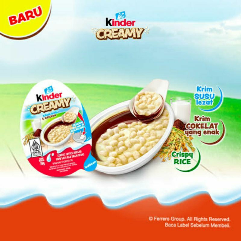 

kinderjoy / kinder creamy 19gr